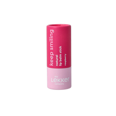 Lekker Company Lippenbalsem stick raspberry 7.00 Gram