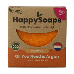 Happysoaps Shampoo bar oil you need argan 1 Stuks