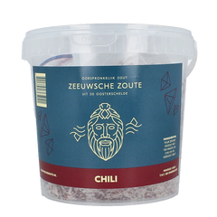 Zeeuwsche Zoute Zout met chili in emmer 1 Kilogram