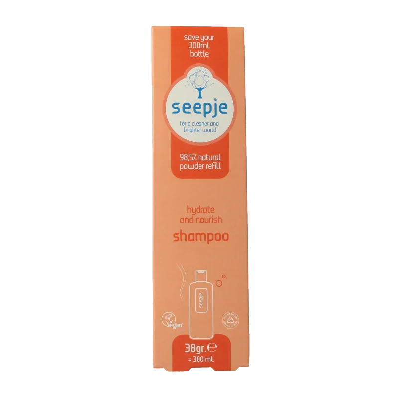 Seepje Shampoo hydrate and nourish navulling 38 Gram