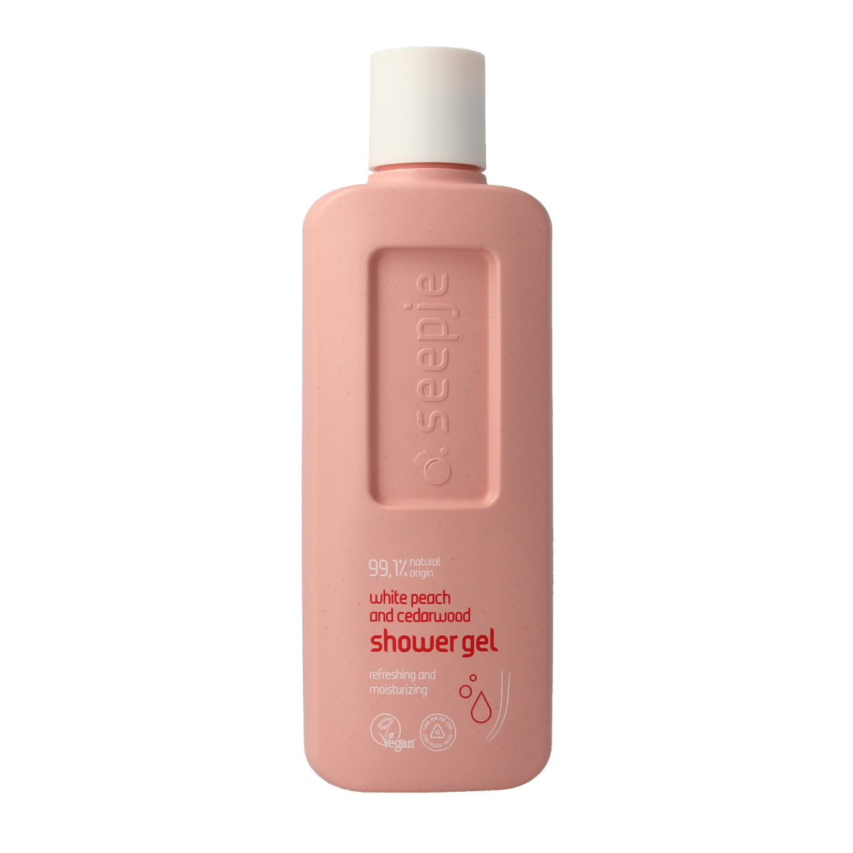 Seepje Showergel white peach and cedarwood 300.00 Milliliter