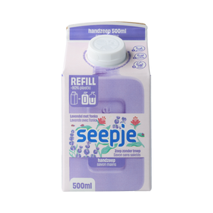 Seepje Handzeep lavendel tonka refill 500.00 Milliliter