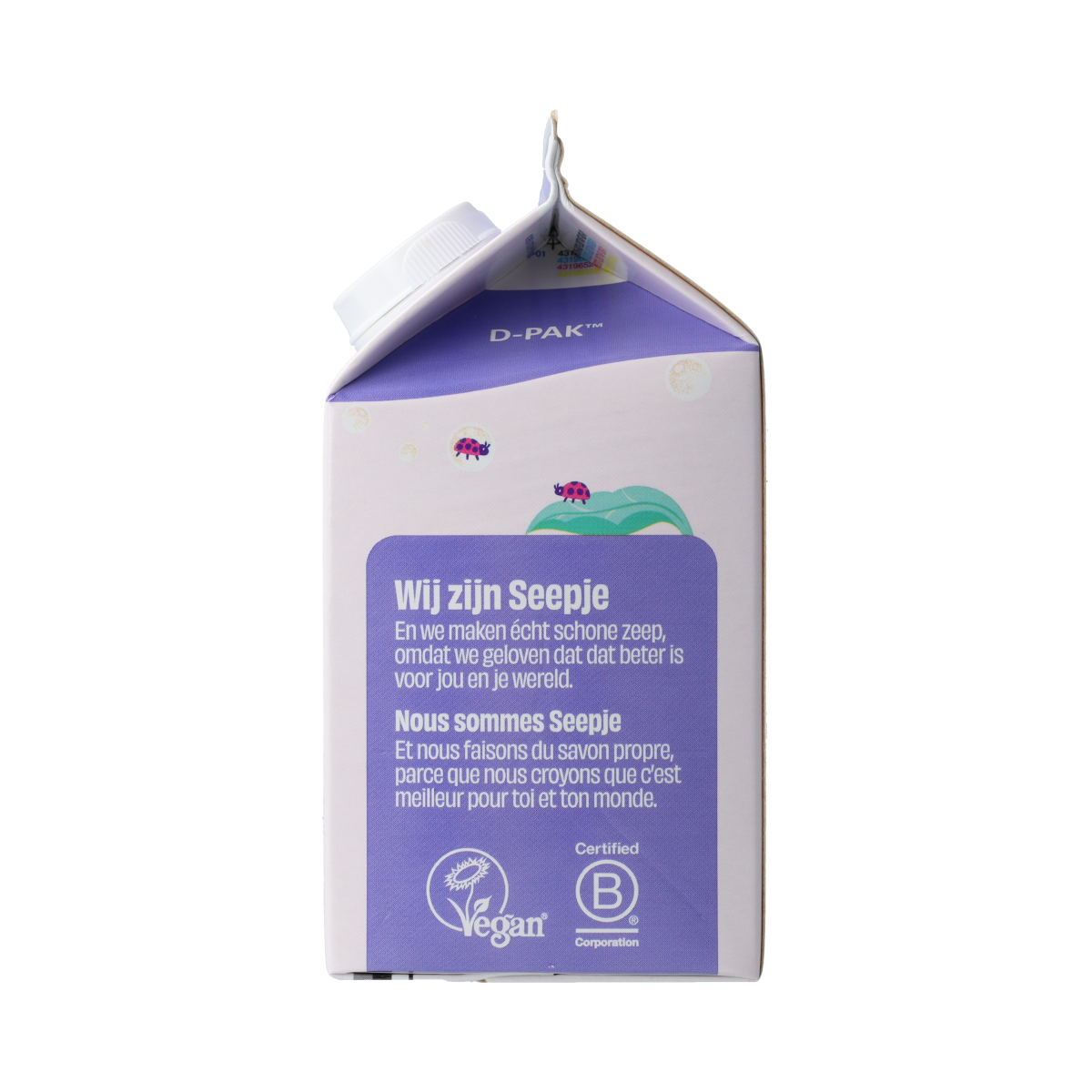Seepje Handzeep lavendel tonka refill 500.00 Milliliter