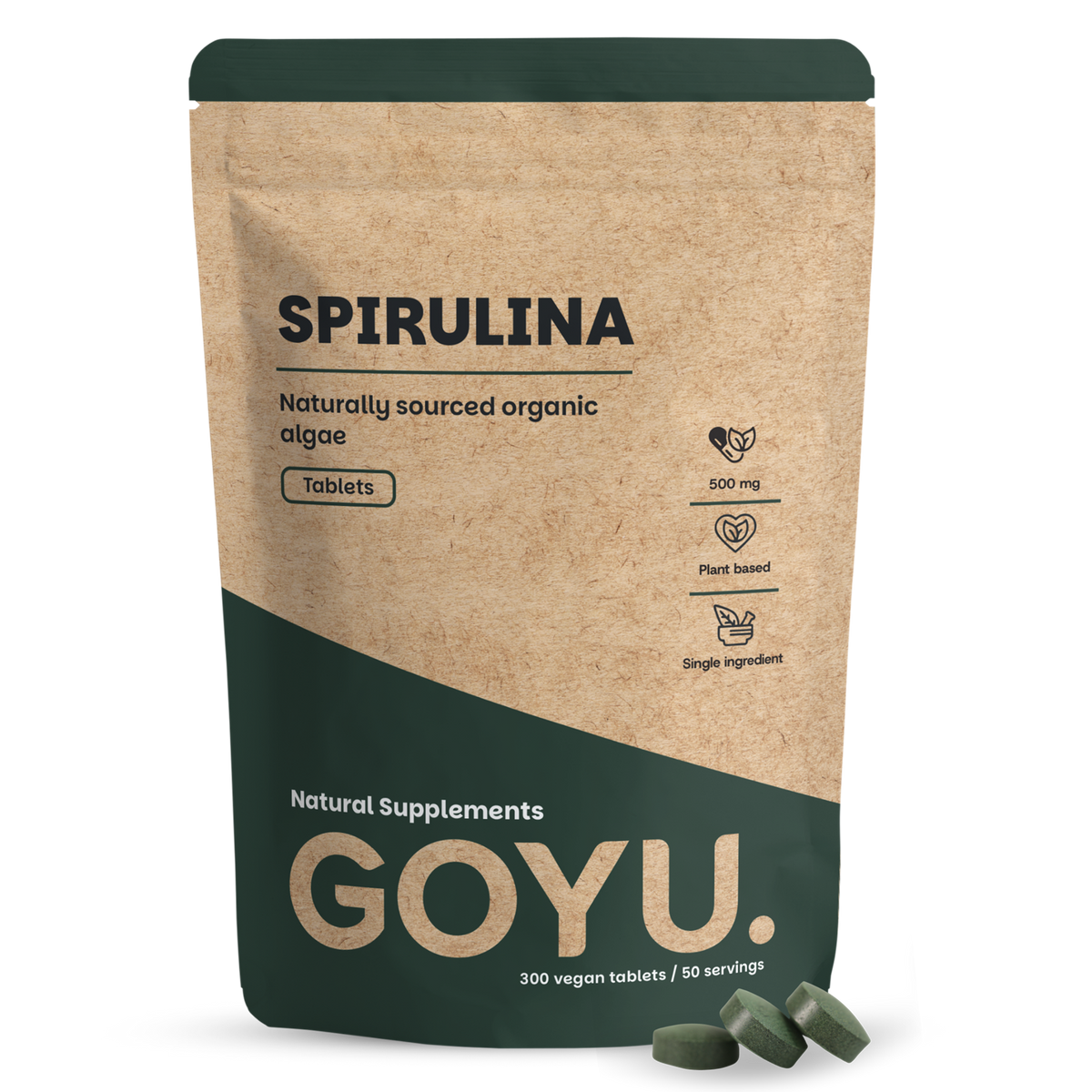 Goyu Spirulina 500mg bio 300.00 Tabletten