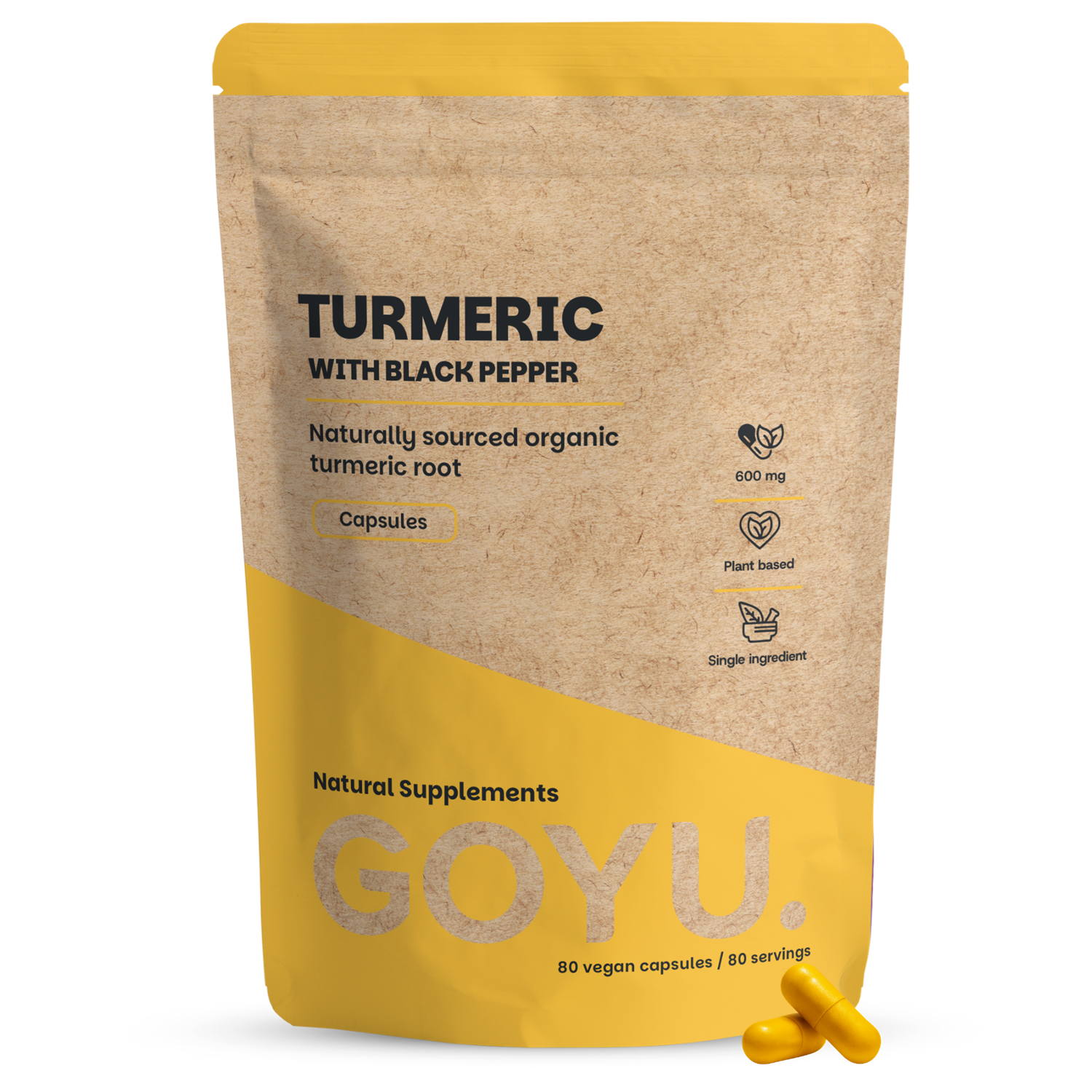 Goyu Kurkuma piperine bio 80.00 Capsules