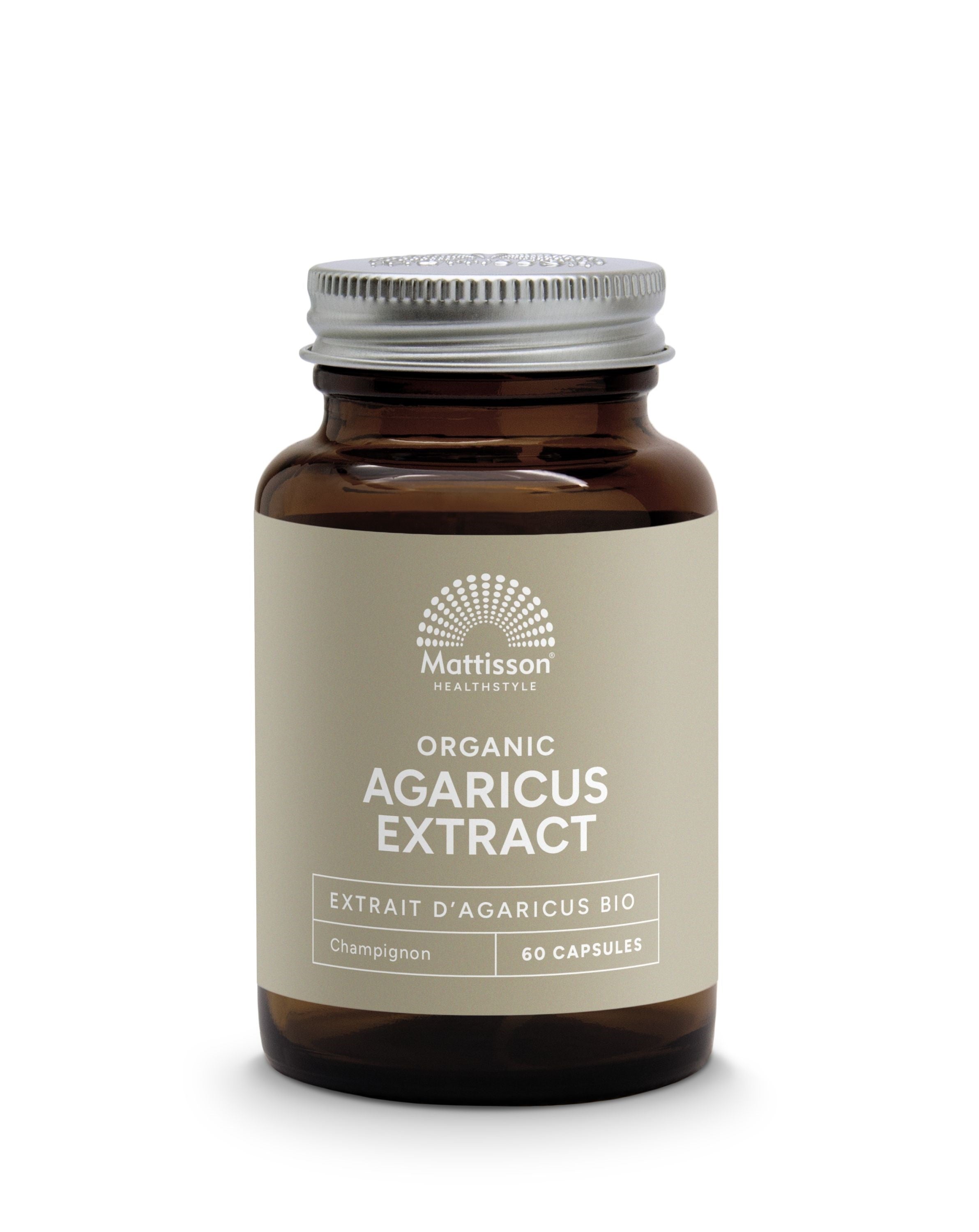 Mattisson Agaricus extract 400mg bio 60 Capsules