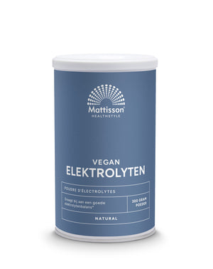 Mattisson Polvo de Electrolitos Natural Vegano 300 Gramos