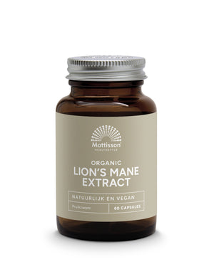 Mattisson Lion's mane extract 500mg bio 60.00 Capsules