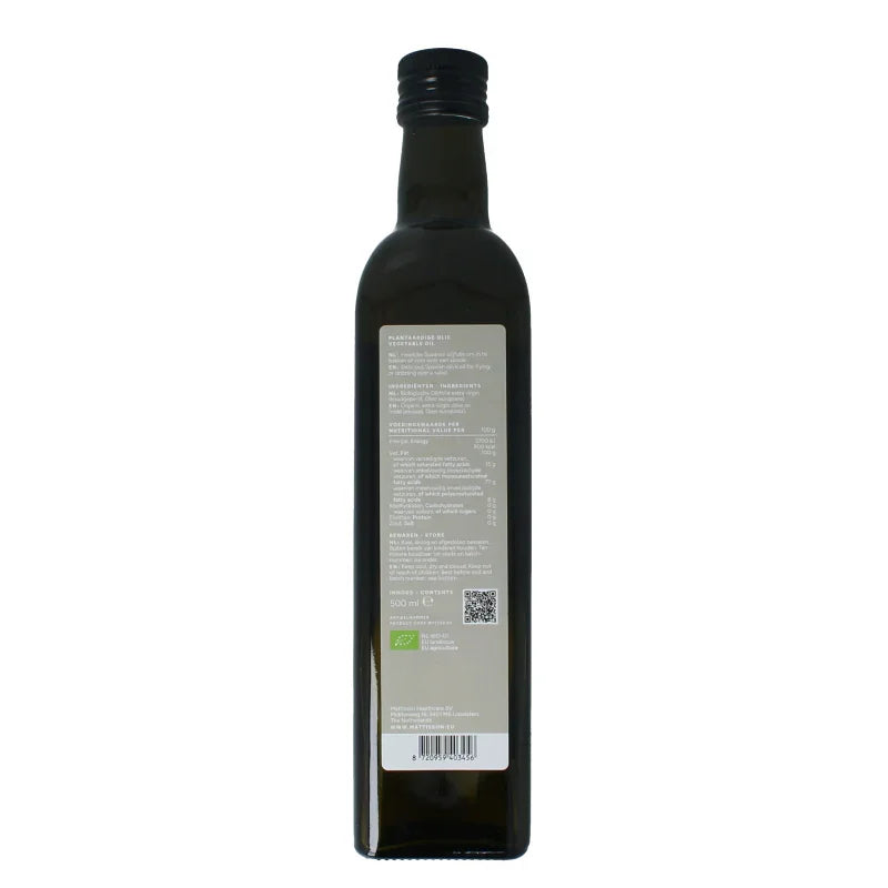 Mattisson Organic olijfolie extra virgin bio 500 Milliliter