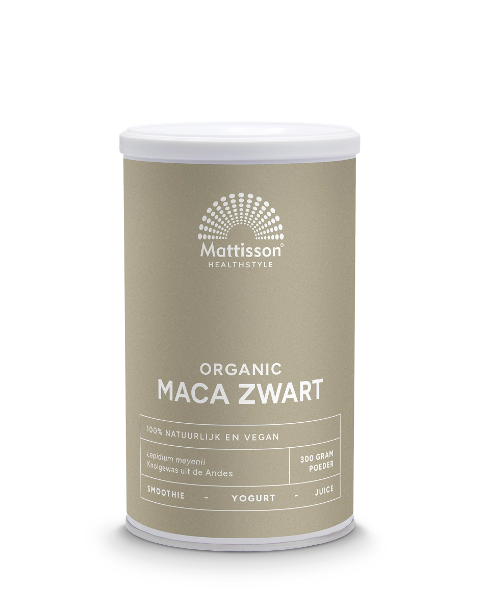 Mattisson Organic Maca Zwart 300.00 Gram