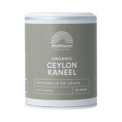Mattisson Organic Ceylon Kaneel 35.00 Gram