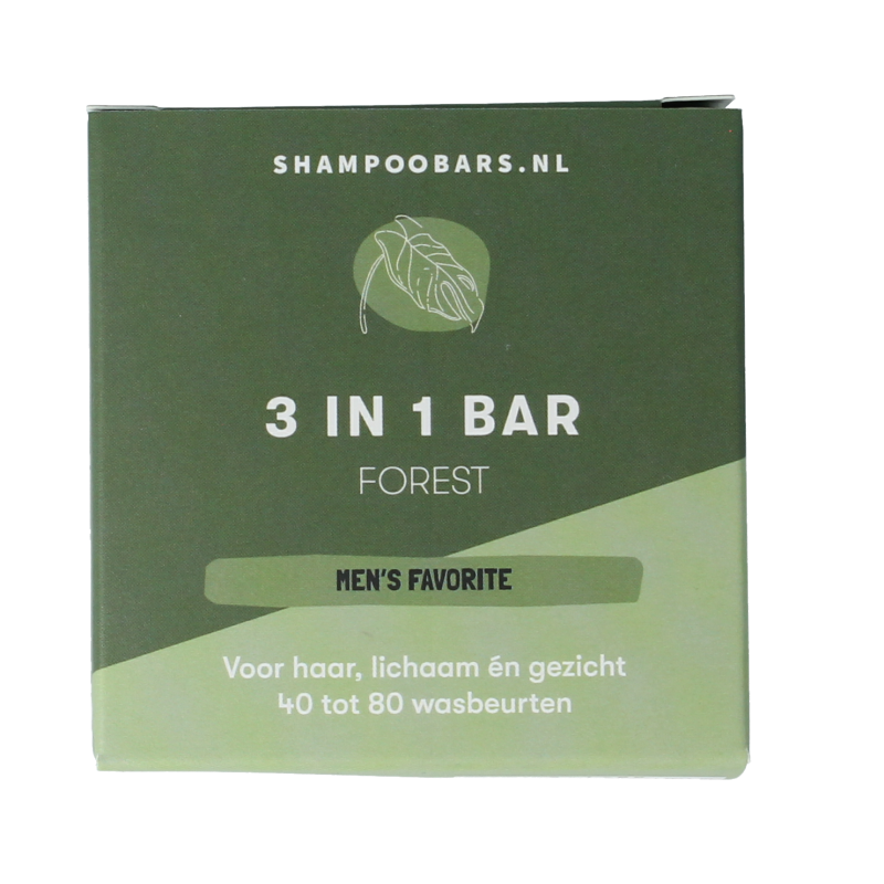 Shampoobars 3-in-1 Bar forest 60 Gram