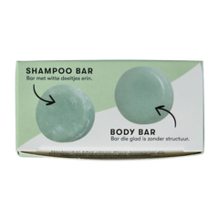 Shampoobars Mini shampoo & body bar aloe vera & komkommer 20.00 Gram