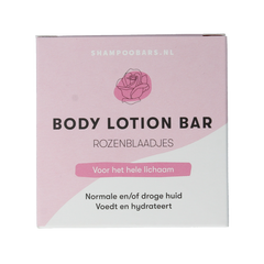 Shampoobars Body lotion bar rozenblaadjes 45 Gram