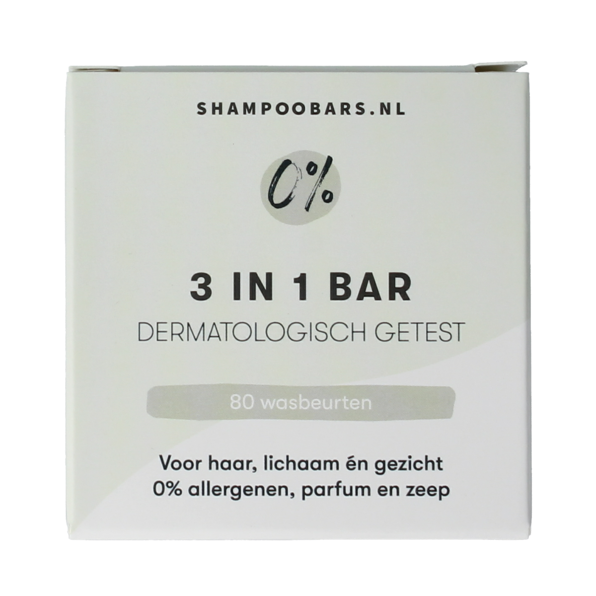 Shampoobars Bar 0%  3-in-1 neutraal 60.00 Gram