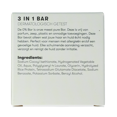 Shampoobars Bar 0%  3-in-1 neutraal 60 Gram