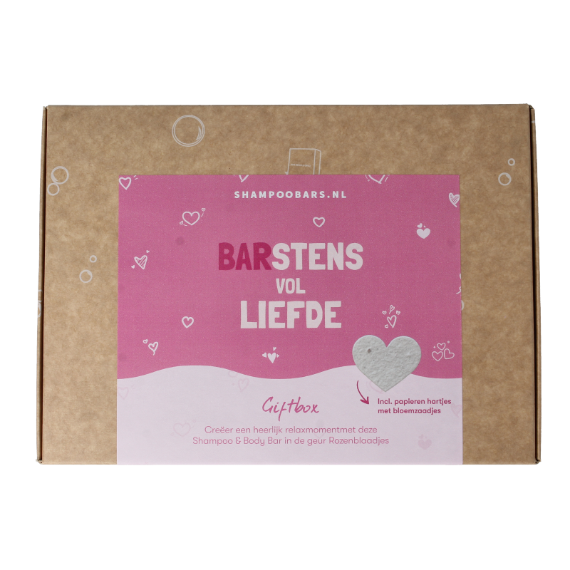 Shampoobars Giftbox barstens vol liefde 1 Set