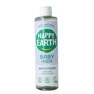 Happy Earth Schiuma da bagno per neonati e bambini 300 Millilitri