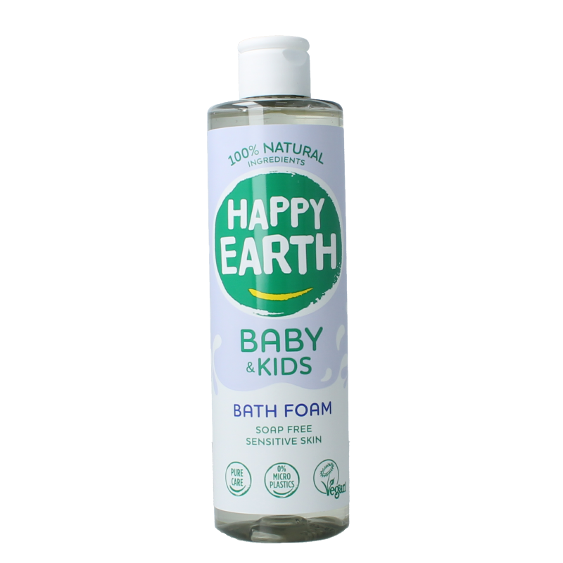 Happy Earth Badschuim voor baby en kids 300 Milliliter