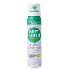 Happy Earth Deodorant bodyspray lavender ylang 100.00 Milliliter