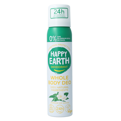 Happy Earth Deodorant bodyspray jasmine ho wood 100.00 Milliliter