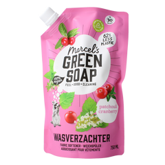 Marcel's Green Soap Wasverzachter patchouli & cranberry navulling 750.00 Milliliter