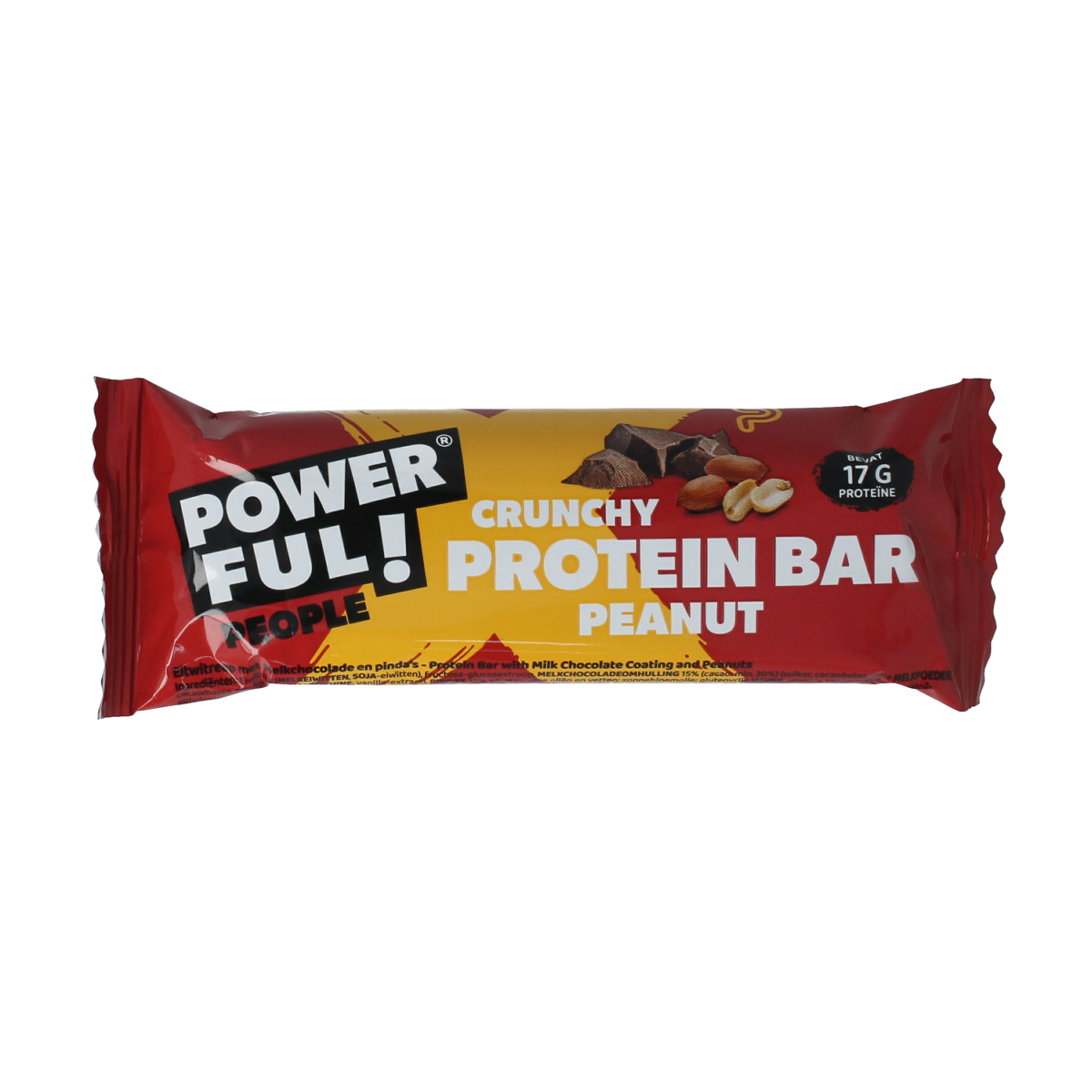 Powerful People  Proteine reep peanut 55.00 Gram