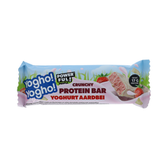 Powerful People  Crunchy Proteine Bar Yoghurt Aardbei 1.00 Gram