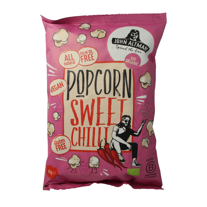 John Altman Popcorn sweet chilli bio 75 Gram