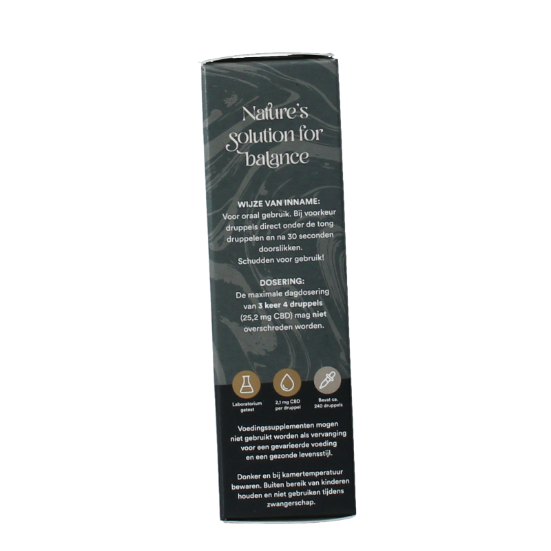 Zendrops CBD olie 5% hennepzaadolie 10 Milliliter