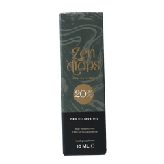 Zendrops CBD olie 20% hennepzaadolie 10 Milliliter