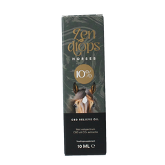 Zendrops CBD olie paarden 10% hennepzaadolie 10 Milliliter