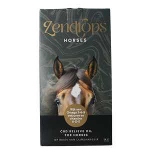 Zendrops CBD olie paarden Lijnzaadolie 1.00 Liter