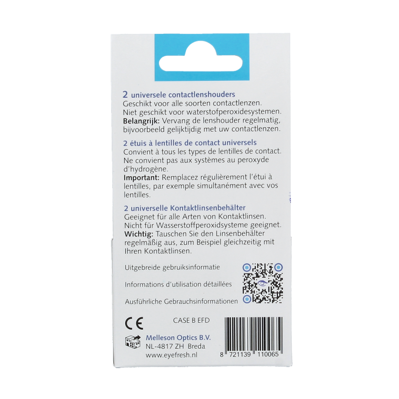 Eyefresh Lenshouder busje duo 2 Stuks