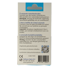 Eyefresh Lenshouder plat duo 2 Stuks