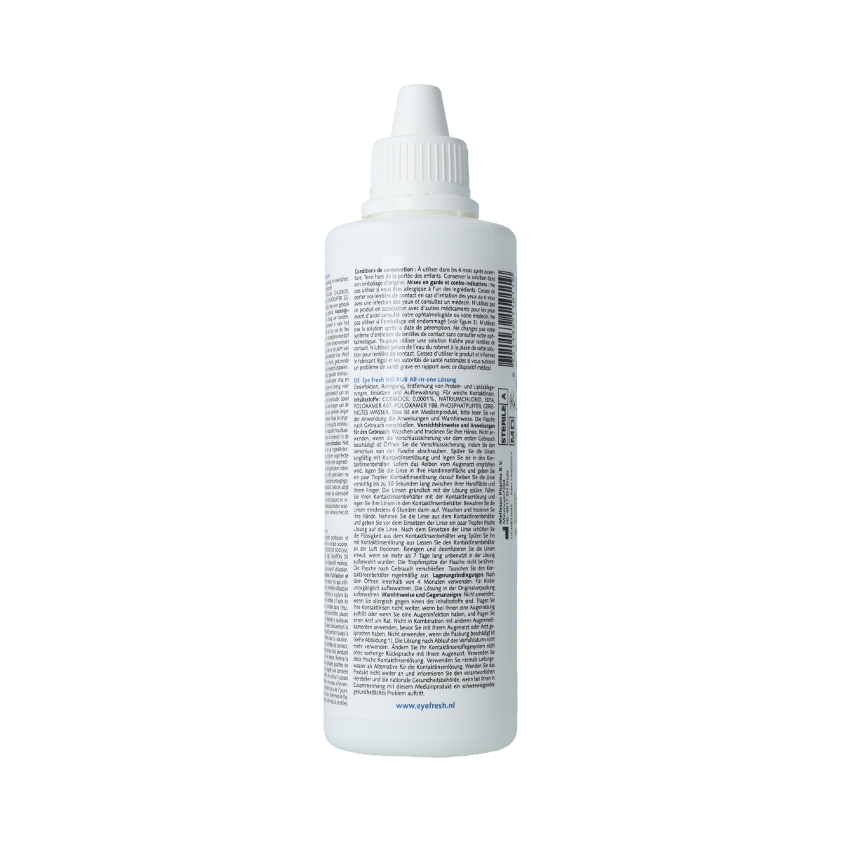 Eyefresh No Rub Alles-in-één vloeistof voor zachte lenzen 250.00 Milliliter