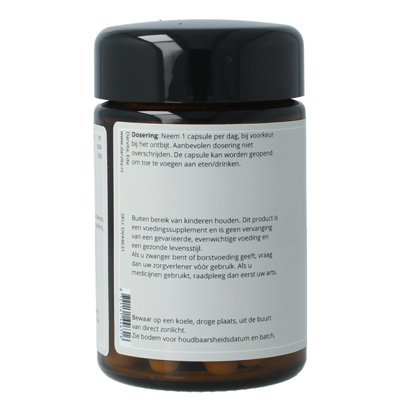 Darvita D3 & K2 1000 IU MCT-poeder (kokos) 60 Vegetarische capsules