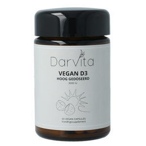 Darvita D3 3000 UI MCT en polvo (coco) 60 cápsulas vegetarianas