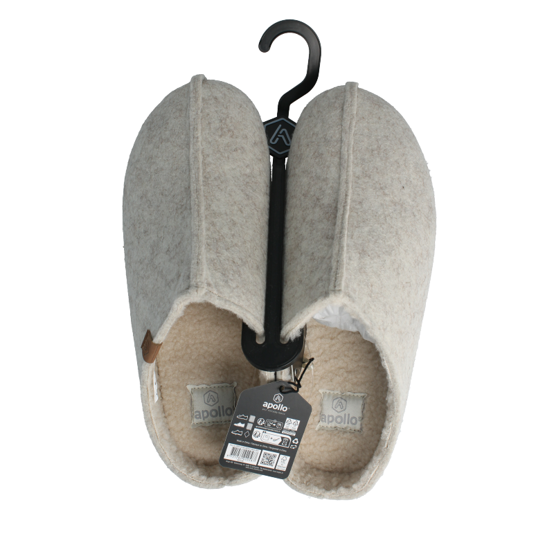 Apollo Zweedse slof beige 41/42 heren 1 Paar