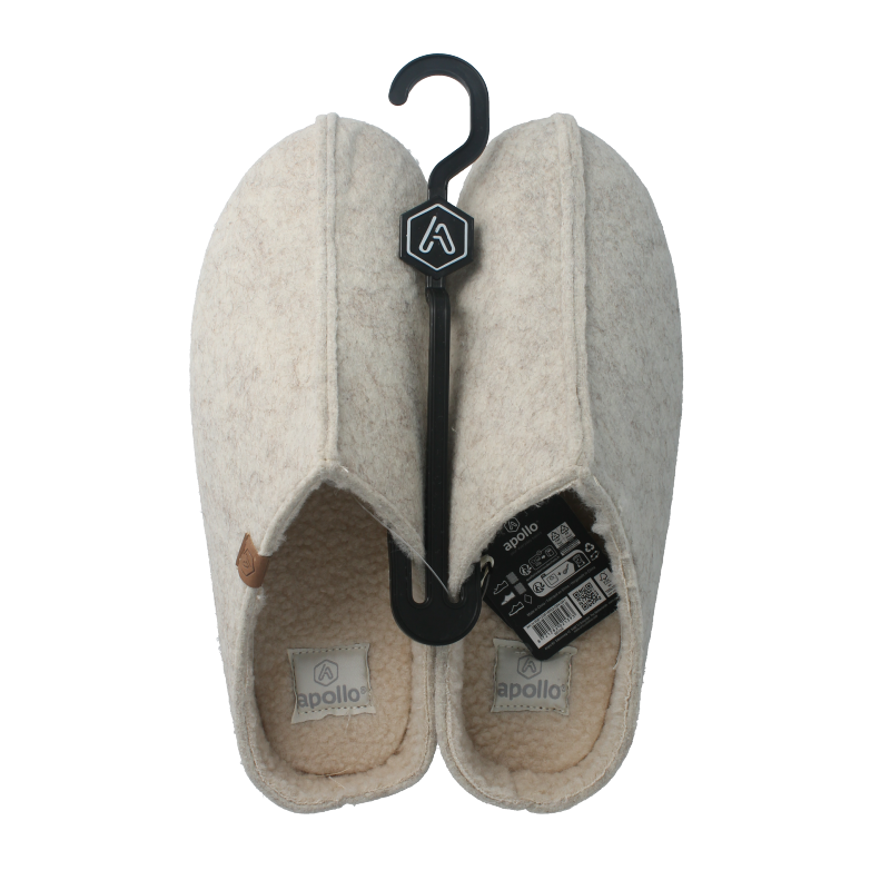 Apollo Zweedse slof beige 41/42 dames 1 Paar