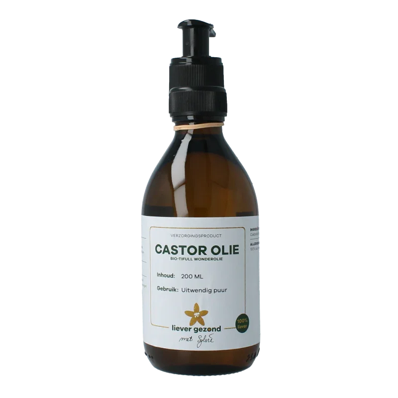 Liever Gezond Castor olie wonderolie 200 Milliliter