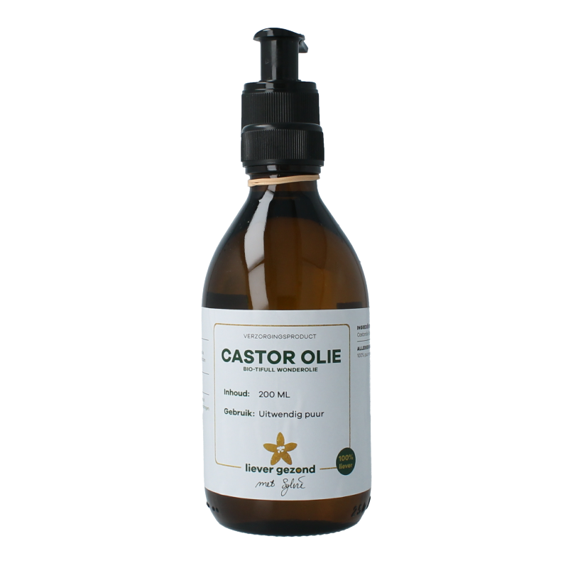 Liever Gezond Castor olie wonderolie 200 Milliliter