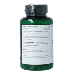 Liever Gezond Magne cal max magnesium en calcium to the max 90 Vegetarische capsules