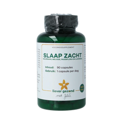 Liever Gezond Slaap zacht natural sleep 90 Vegetarische capsules