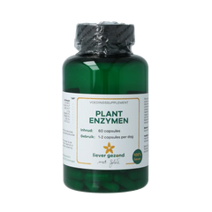 Liever Gezond Plant enzymen 60 Vegetarische capsules