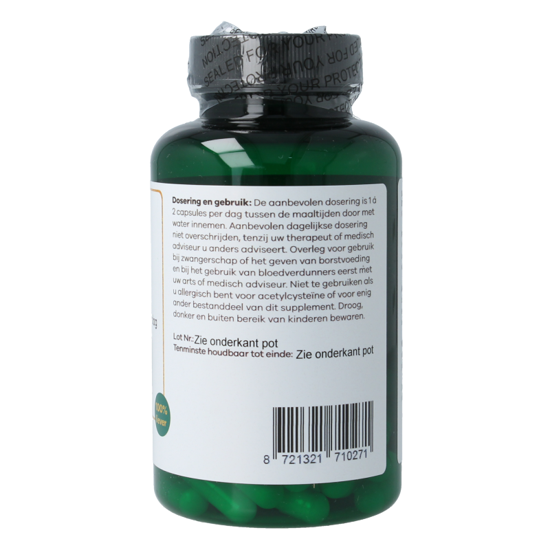 Liever Gezond NAC n-acetyl cysteine 600mg 60 Vegetarische capsules