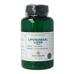 Liever Gezond Liposomaal ijzer sterk 60 Vegetarische capsules