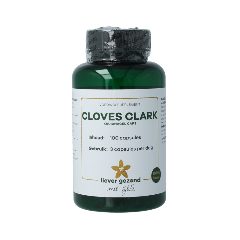 Liever Gezond Kruidnagel caps clove clark 100 Vegetarische capsules