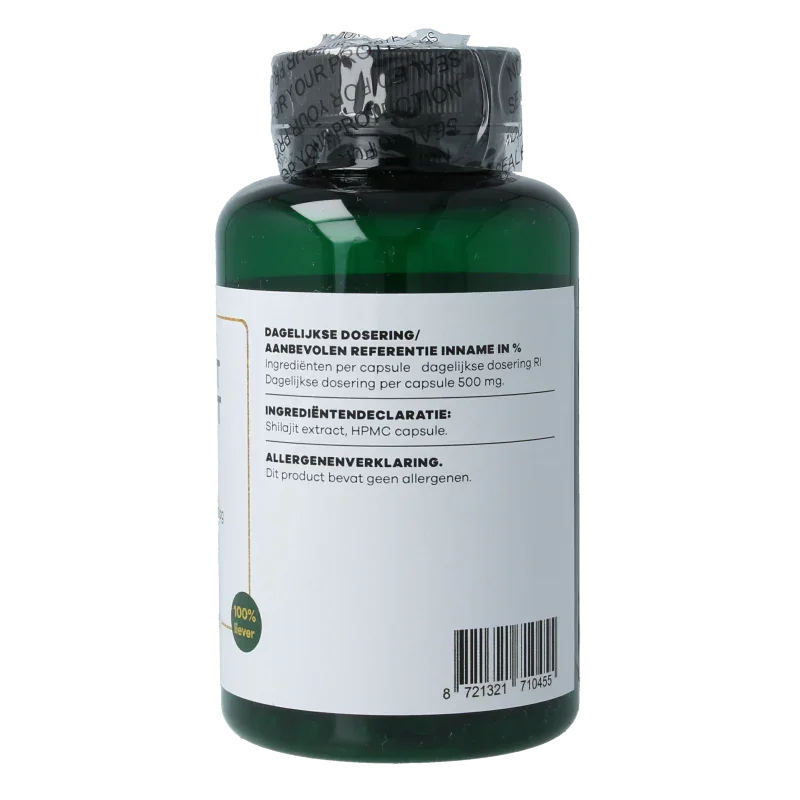 Liever Gezond Shilajit extract hoog fulvine zuur 90 Vegetarische capsules