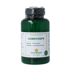 Liever Gezond Cordyceps 800mg organic 60 Vegetarische capsules
